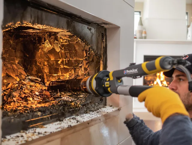 Professional chimney cleaning by Middletown Chimney Sweep in Middletown, CT