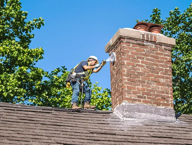 Middletown Chimney Sweep performing an inspection with advanced tools in Middletown, CT