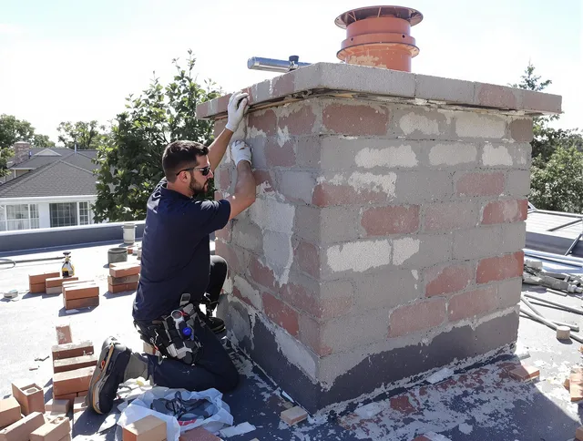 Advanced chimney repair process by Middletown Chimney Sweep in Middletown, CT