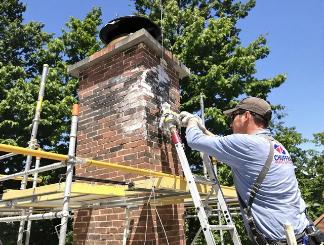 Structural chimney repair by Middletown Chimney Sweep in Middletown, CT
