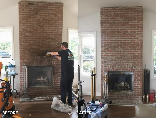 Finished chimney sweeping service by Middletown Chimney Sweep in Middletown, CT