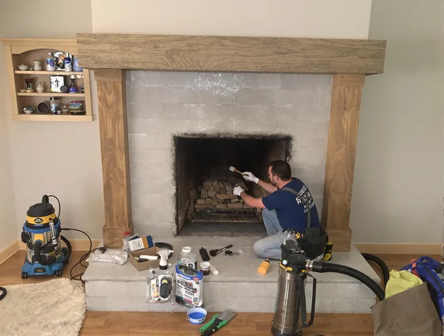 Detailed creosote removal process by Middletown Chimney Sweep in Middletown, CT