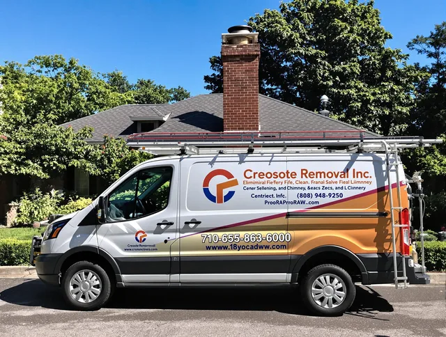 Middletown Chimney Sweep technician removing creosote safely in Middletown, CT